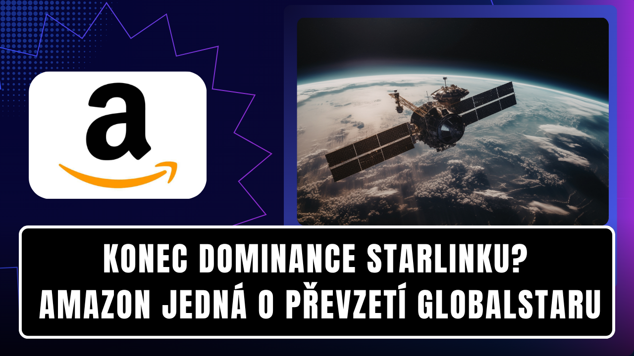 Konec dominance Starlinku? Amazon jedná o převzetí Globalstaru