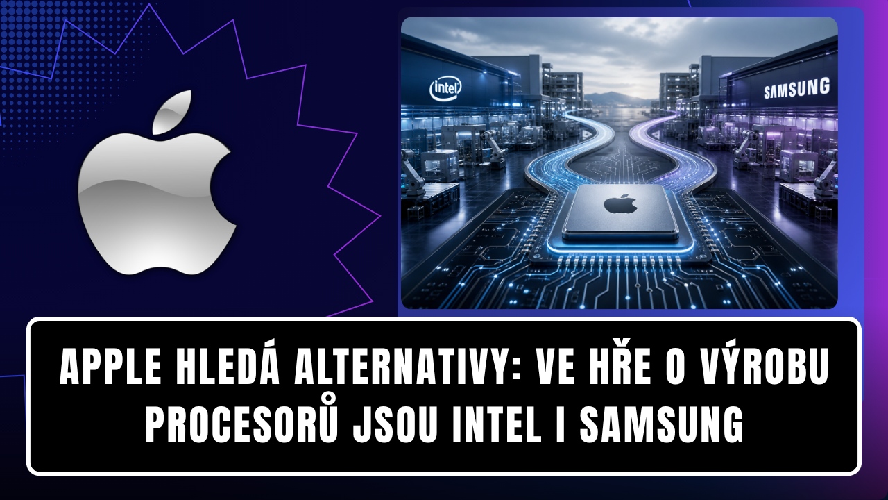 Apple hledá alternativy: Ve hře o výrobu procesorů jsou Intel i Samsung