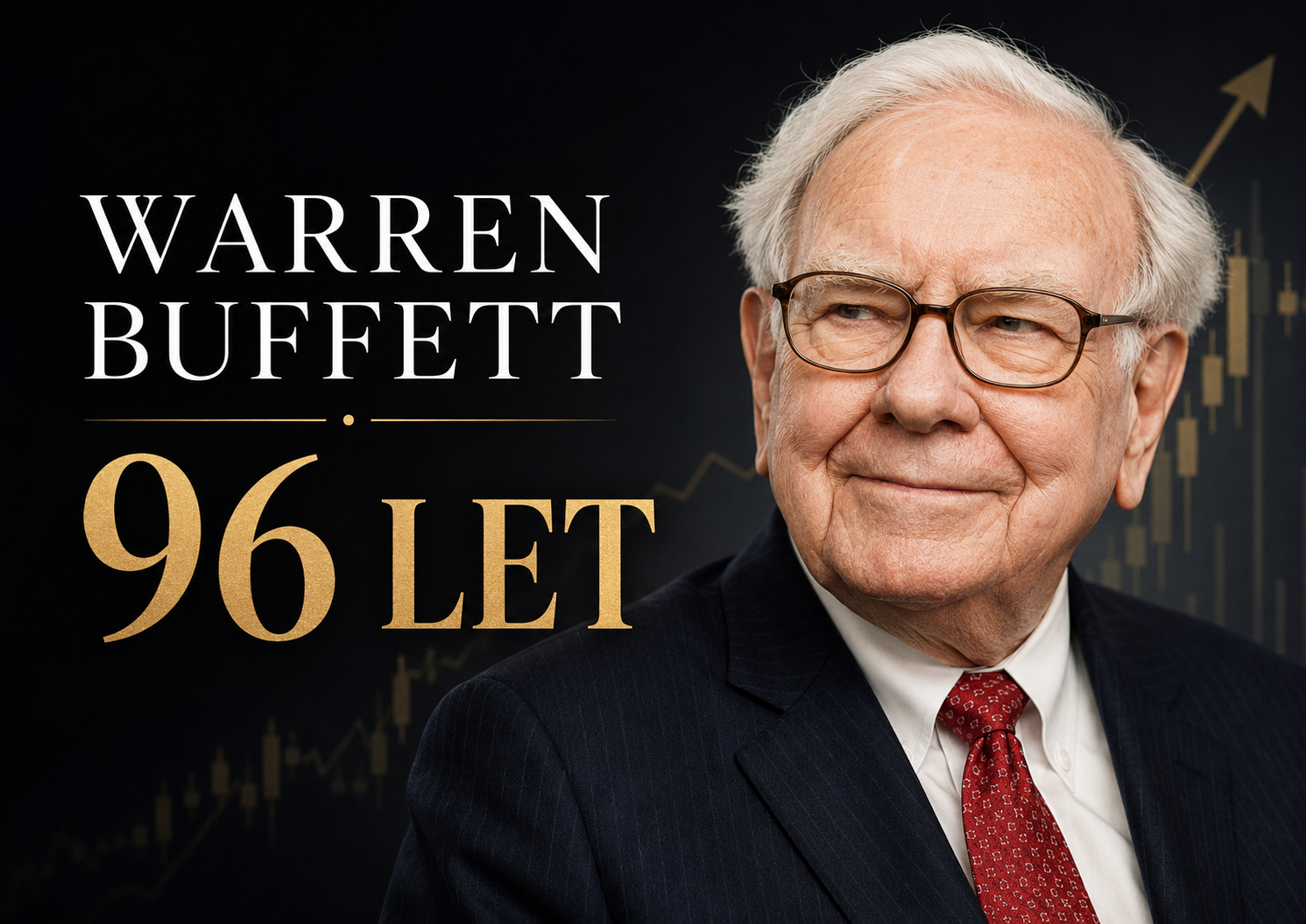 Warren Buffett včera oslavil 96. narozeniny