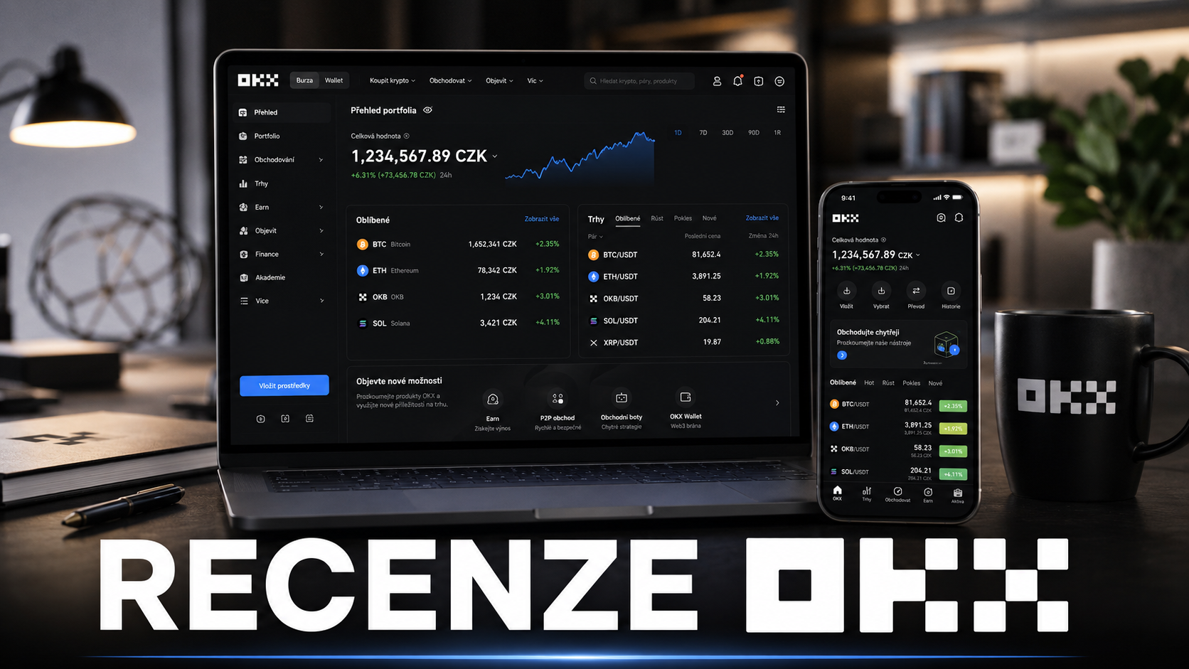 OKX recenze: Kryptoburza, která chce být víc než jen místo pro nákup bitcoinu
