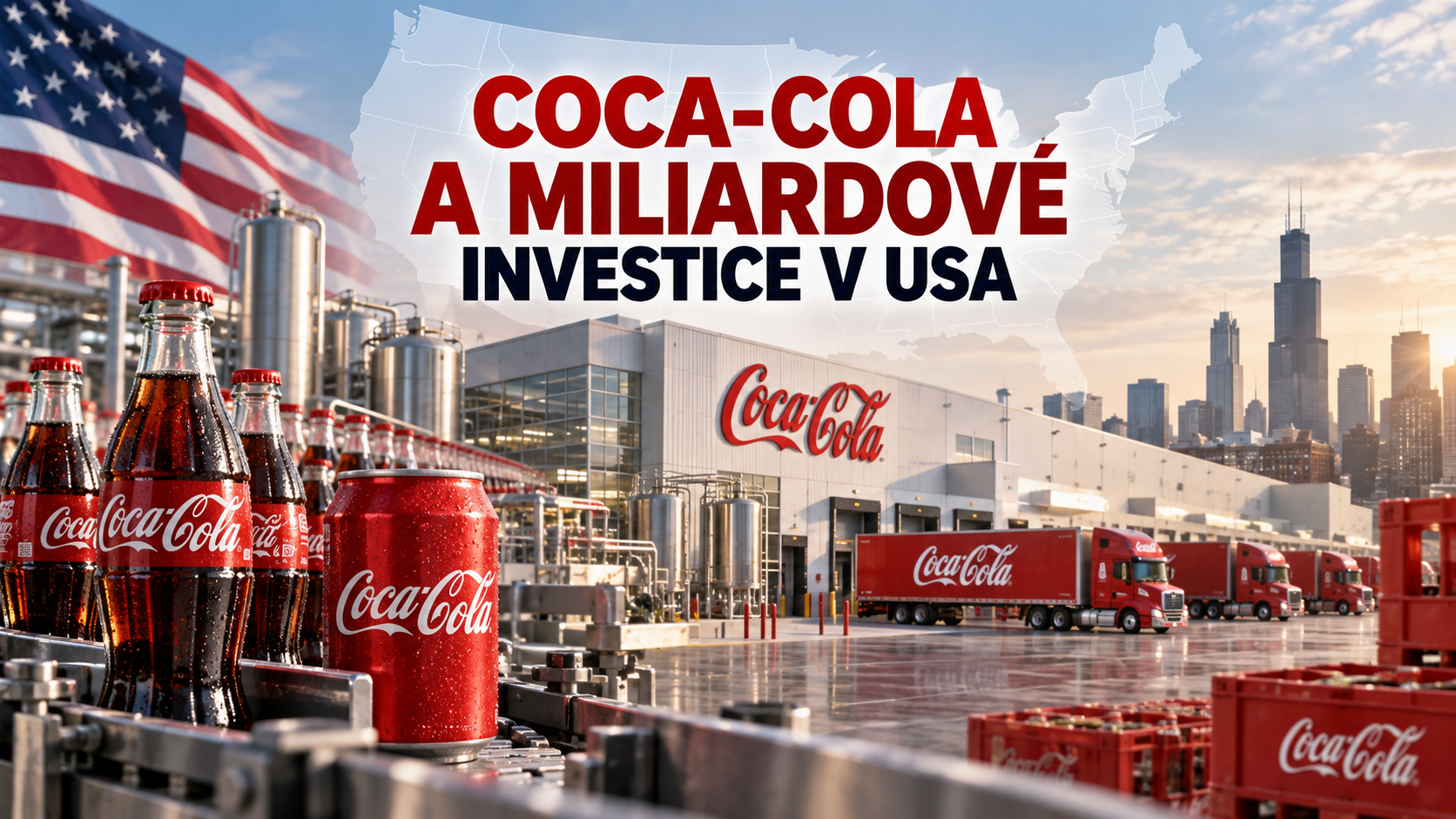 Coca-Cola chystá v USA investice za 10 miliard dolarů