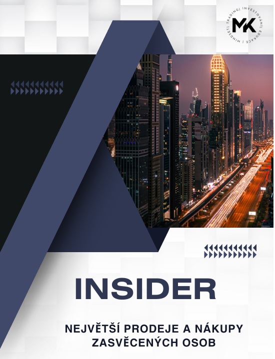Elite Investor skupina s informacemi o činnosti insiders