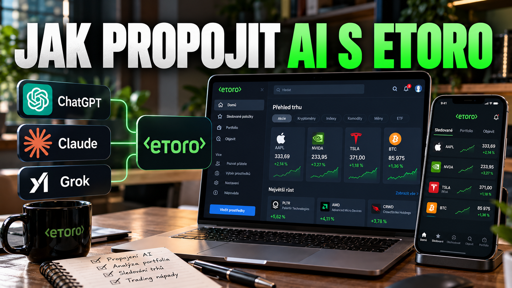 Analyzujte své portfolio s pomocí AI jako profesionálové