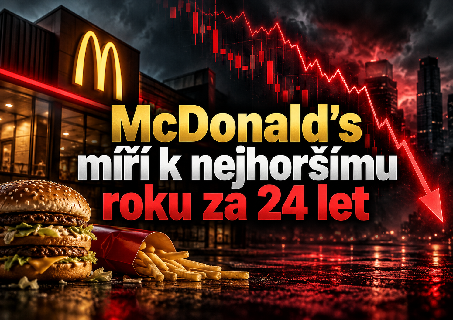 Akcie McDonald’s míří k nejhoršímu roku za 24 let. Představuje současný pokles příležitost?