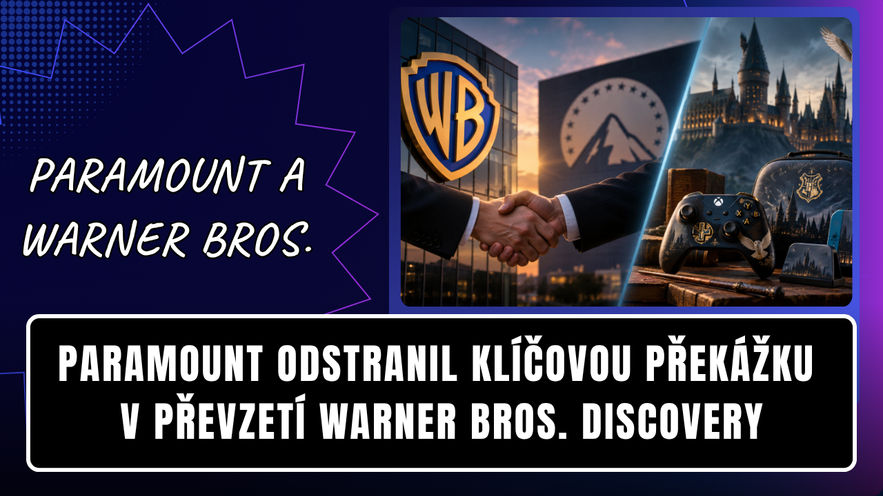 Paramount odstranil klíčovou překážku v převzetí Warner Bros. Discovery
