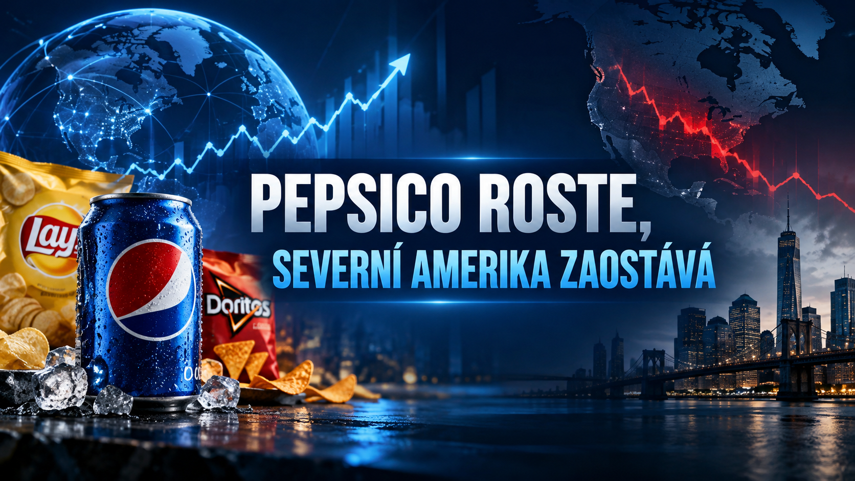 PepsiCo překonala očekávání, ale Severní Amerika jí dál komplikuje hospodaření